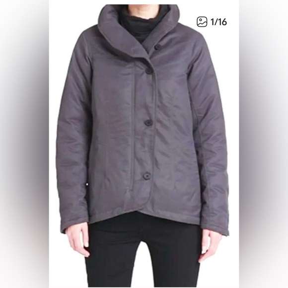 Nau | Jackets & Coats | Nau Womens Grey Uptown Down Blazer Pufferjacket ...